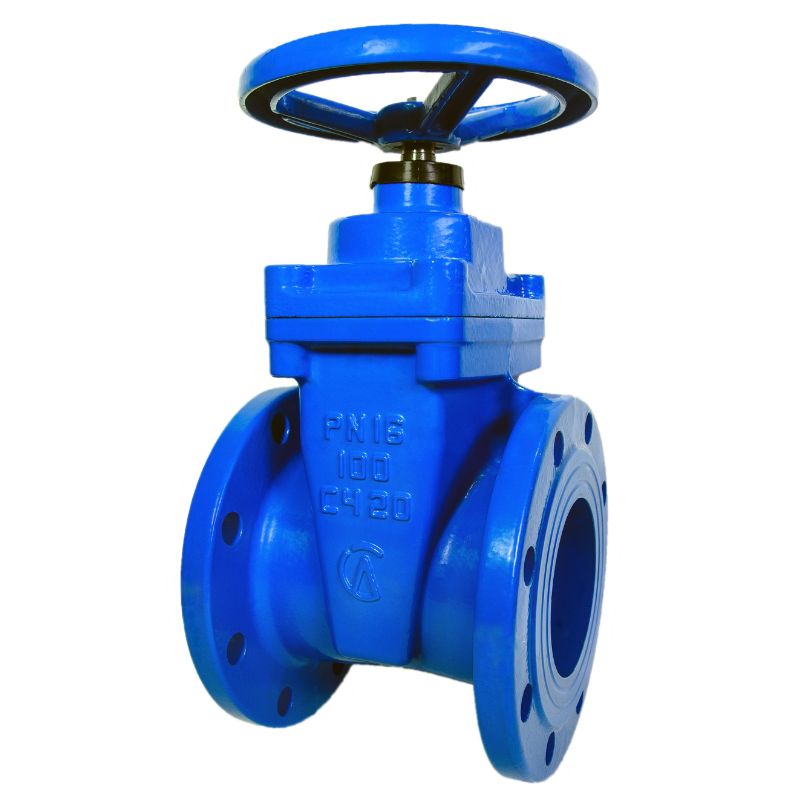 Задвижка чугунная 30ч39р DN 80 PN 16 с обрезиненным клином EPDM до 150гр. SLG11 ЛМЗ Семенов-1