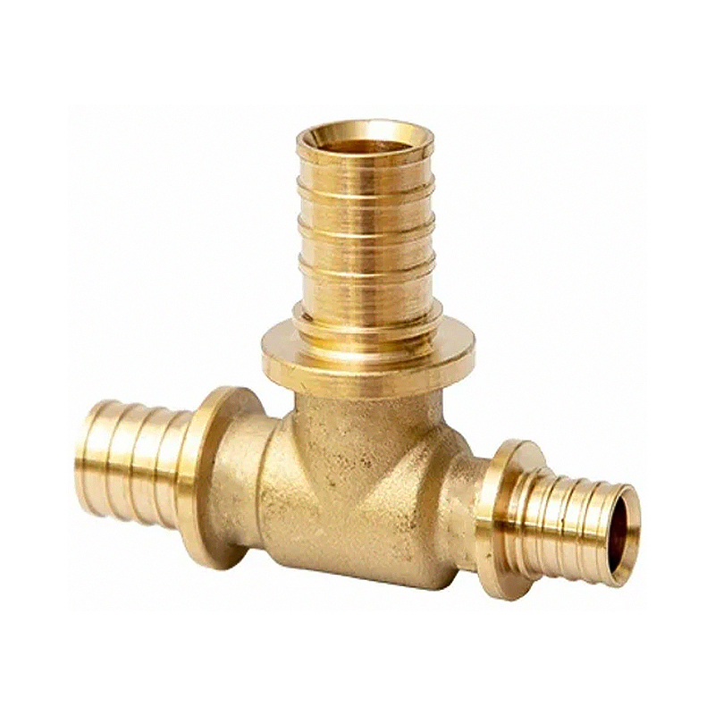 Тройник латунный под надвижную гильзу PEX-PEX 25-20-20 MVI SF.441.060505-1