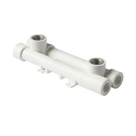 Комплект универсальный настенный ПП 20-1/2'' PN 25 с внутренней резьбой белый Pro Aqua PA60008 купить в Воронеже | "Проконсим"
