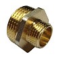 Ниппель латунный никелированный DN 20-15 PN 40 штуцер-штуцер переходный купить в Воронеже | «Проконсим»