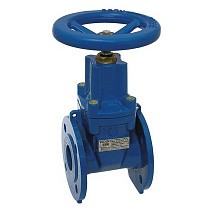 Задвижки чугунные DN 50-400 PN 10(16) с обрезиненным клином Tecofi VOC4241C купить в Воронеже | "Проконсим"
