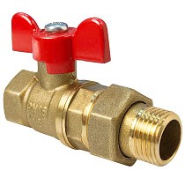 Краны латунные шаровые 11Б27фт1М DN 15-32 PN 40 бабочка американка Valfex.227.LB1 купить в Воронеже | "Проконсим"