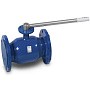Кран стальной шаровой DN 200 PN 16 стандартнопроходной фланцевый 450мм ISO Temper серия 283
