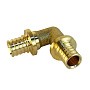 Угольник латунный для PEX труб 20-20 PN 16 S-2,8мм под надвижную гильзу Valfex VF.451.AF купить в Воронеже | "Проконсим"