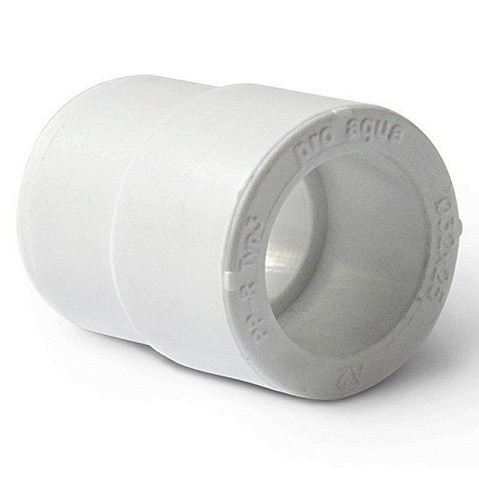 Муфта переходная ПП 25-20 PN 25 штуцер-муфта белая Pro Aqua PA12512P купить в Воронеже | "Проконсим"
