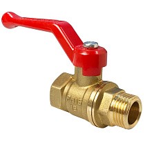 Краны латунные шаровые 11Б27фт1М DN 15-50 PN 25-40 рычаг муфта-штуцер Valfex.215.LR1 купить в Воронеже | "Проконсим"