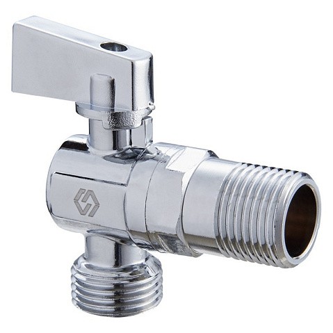 Краны латунные шаровые угловые MVI BV.463 DN 15-15 PN 10 штуцер бабочка купить в Воронеже | "Проконсим"