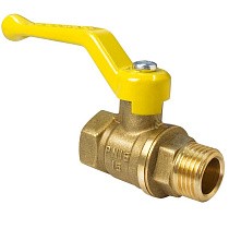Краны латунные шаровые газовые 11Б27фтМ DN 15-50 PN 25-40 рычаг муфта-штуцер Valfex.272.LR3 купить в Воронеже | "Проконсим"