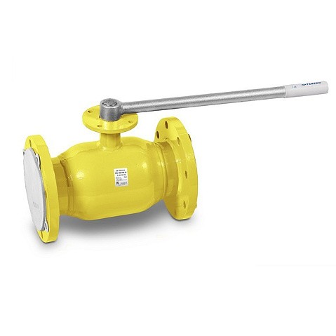 Кран стальной шаровый DN 20-15 PN 40 150мм газовый сандартнопроходной фланцевый Temper купить в Воронеже | "Проконсим"