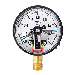  Манометр Росма ТМ-510Р.04 IP54, 100мм, 0-1,6МПа, резьба M20x1,5, с электронной приставкой тип I, радиальный, класс точности 1,5 (930092832) со склада Проконсим в Воронеже