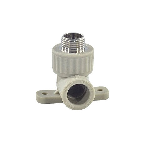 Угольник для смесителя НР VALFEX 20 PN 25 G-1/2'' НР серый купить в Воронеже | "Проконсим"