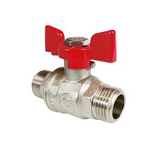 Краны латунные шаровые усиленные 11Б27фт1М DN 15-20 PN 40-63 бабочка штуцер-штуцер Valfex Premium.219.NB1 купить в Воронеже | "Проконсим"