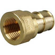 Муфты латунные для PEX труб DN 16-50 PN 10 под надвижную гильзу OP с внутренней резьбой ONE PLUS купить в Воронеже | "Проконсим"