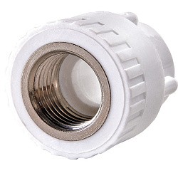  Муфта ПП 16-1/2'' PN 25 белая РВК 20415 (930659069) со склада Проконсим в Воронеже