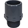 Адаптер двойной НПВХ DN 50х63-2" PN 16 клеевой с наружной резьбой черный Aquaviva THR05063F купить в Воронеже | "Проконсим"
