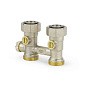 Узелы нижнего подключения VARMEGA VM138 DN20 прямой однотрубный 3/4''x3/4'' евроконус, с байпасом муфта-штуцер купить в Воронеже | "Проконсим"