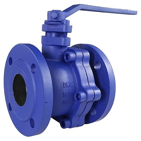 Кран шаровой полнопроходной DN 200 PN 16 чугунный фланцевый 400мм уплотнение PTFE с рукояткой РИДАН 082X4811R купить в Воронеже | "Проконсим"