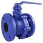 Кран шаровой полнопроходной DN 200 PN 16 чугунный фланцевый 400мм уплотнение PTFE с рукояткой РИДАН 082X4811R купить в Воронеже | "Проконсим"