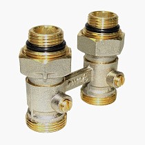 Узелы нижнего подключения Vekotrim DN 15 PN 10 прямой для двухтрубной системы радиаторов купить в Воронеже | "Проконсим"