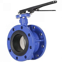 Затворы чугунные дисковые DN 50-200 PN 10(16) фланцевые с чугунным диском рычаг СибЗТА купить в Воронеже | "Проконсим"