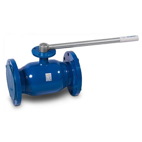Кран стальной шаровой цельносварной TEMPER КШ.Ц.Ф, DN 125 PN 16, 350мм, стандартнопроходной, фланцевый с ручкой купить в Воронеже | "Проконсим"