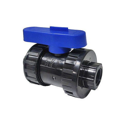 Кран шаровой компрессионный ПНД DN 25 PN 16 наружная резьба -1/2'' внутренняя резьба -3/4'' обжимной для ПЭ труб Кудиновский трубный завод купить в Воронеже | "Проконсим"