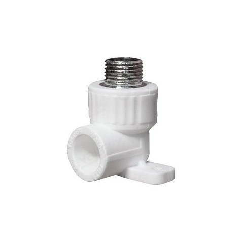 Угольник установочный ПП 25-1/2'' PN 25 белый VALFEX Pro купить в Воронеже | "Проконсим"