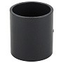 Муфта НПВХ DN 63 PN 16 соединительная под клей черная Aquaviva MAD0630