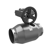 Краны стальные шаровые цельносварные DN 150-400 PN 16-25 приварные с редуктором LD купить в Воронеже | "Проконсим"