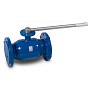 Кран стальной шаровой цельносварной TEMPER КШ.Ц.Ф, DN 125 PN 16, 350мм, стандартнопроходной, фланцевый с ручкой купить в Воронеже | "Проконсим"