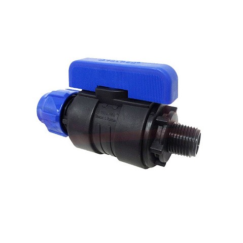 Кран шаровой компрессионный Valfex DN-40 PN-16 G-1 1/4'' цанга-штуцер купить в Воронеже | "Проконсим"