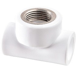  Тройник ПП 25-3/4'' PN 25 белый РВК 20807 (930659253) со склада Проконсим в Воронеже