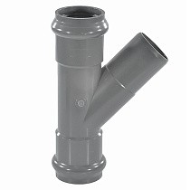 Тройники НПВХ раструбные SDR26 45гр. DN 110-160 PN 10 Хемкор купить в Воронеже | "Проконсим"