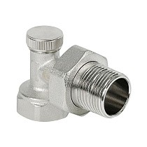 Клапан для радиаторов VALFEX VF.019.N, PN-10, угловой, настроечный купить в Воронеже | "Проконсим"