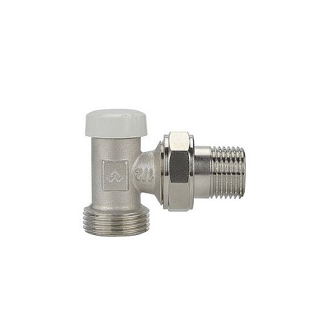 Клапан радиаторный VARMEGA VM10202 DN15x20 PN10 угловой настроечный с еврокомусом G-1/2х3/4'' штуцер купить в Воронеже | "Проконсим"