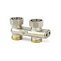 Узелы нижнего подключения VARMEGA VM139 DN20 прямой двухтрубный 3/4''x3/4'' евроконус, перекрёстный муфта-штуцер купить в Воронеже | "Проконсим"
