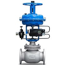 Клапаны стальные запорно-регулирующие DN 15-80 PN 4 с пневмоприводом МА-С-350-25-3-У1 без ручного дублера КПСР купить в Воронеже | "Проконсим"