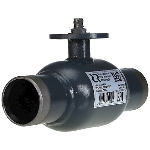 Кран стальной шаровой цельносварной DN 100-80 PN 25 стандартнопроходной приварной 290мм под электропривод RJIP-WW РИДАН 065N0142R купить в Воронеже | "Проконсим"