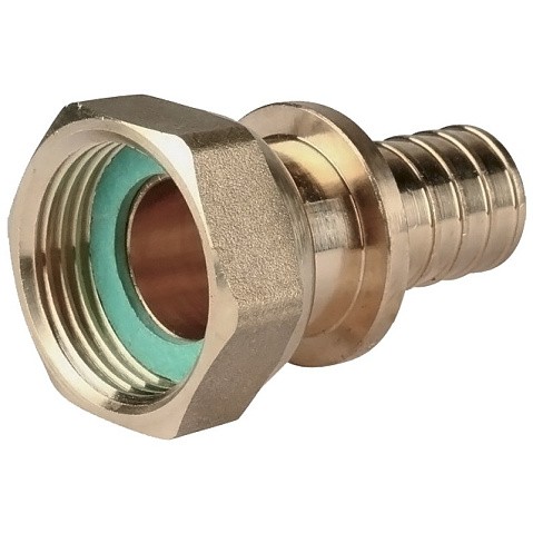 Муфта соединительная для PEX труб 20-3/4'' PN 10 с накидной гайкой под надвижную гильзу Hipex типS HFWS00041 купить в Воронеже | "Проконсим"