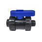 Кран шаровой компрессионный ПНД DN 25 PN 16 наружная резьба -1/2'' внутренняя резьба -3/4'' обжимной для ПЭ труб Кудиновский трубный завод купить в Воронеже | "Проконсим"