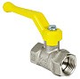 Краны латунные шаровые газовые 11Б27фт1М DN 15-50 PN 25-40 никелированные рычаг муфта-муфта Valfex.271 Standart ГОСТ Р 59553 купить в Воронеже | "Проконсим"