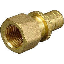 Муфты латунные для PEX труб DN 16-32 PN 10 под надвижную гильзу с внутренней резьбой ONE PLUS купить в Воронеже | "Проконсим"