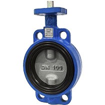 Затворы поворотные дисковые 32ч901р DN 50 PN 10-16 межфланцевые под электропривод ЛМЗ Семенов купить в Воронеже | "Проконсим"