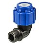 Угольник (отвод) компрессионный PN 16 для ПЭ DN 20-1/2'' обжимное-штуцер купить в Воронеже | "Проконсим"