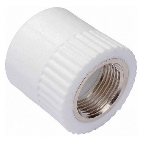 Муфта комбинированная ПП 40-1 1/4'' PN 25 под ключ с внутренней резьбой белая РТП 10658 купить в Воронеже | "Проконсим"