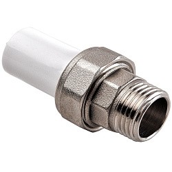  Муфта ПП разьемная 40-1'' PN 25 белая РВК 20551 (930659134) со склада Проконсим в Воронеже