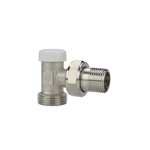 Клапан радиаторный VARMEGA VM10202 DN15x20 PN10 угловой настроечный с еврокомусом G-1/2х3/4'' штуцер купить в Воронеже | "Проконсим"