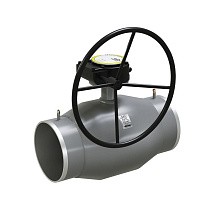Краны стальные шаровые регулирующие DN 125-300 PN 25 цельносварные приварные с редуктором LD Energy Regula купить в Воронеже | "Проконсим"