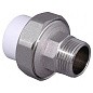 Муфта комбинированная ПП 25-3/4'' PN 25 разъёмная с наружной резьбой белая VALFEX  купить в Воронеже | "Проконсим"