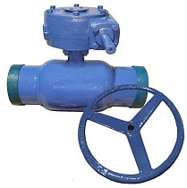 Краны стальные шаровые цельносварные КШ.Ц.П.Р DN 125 PN 25 приварные с редуктором Seagull купить в Воронеже | "Проконсим"